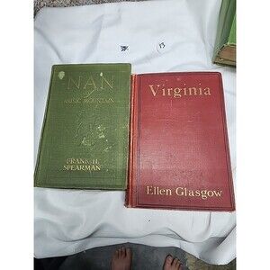 Virginia by Ellen Glasgow 1913 Hardcover, Nan of music mountain 1916 antique